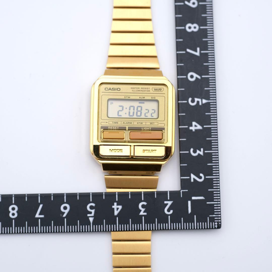 Casio A120WE Gold Digital Watch Y2K