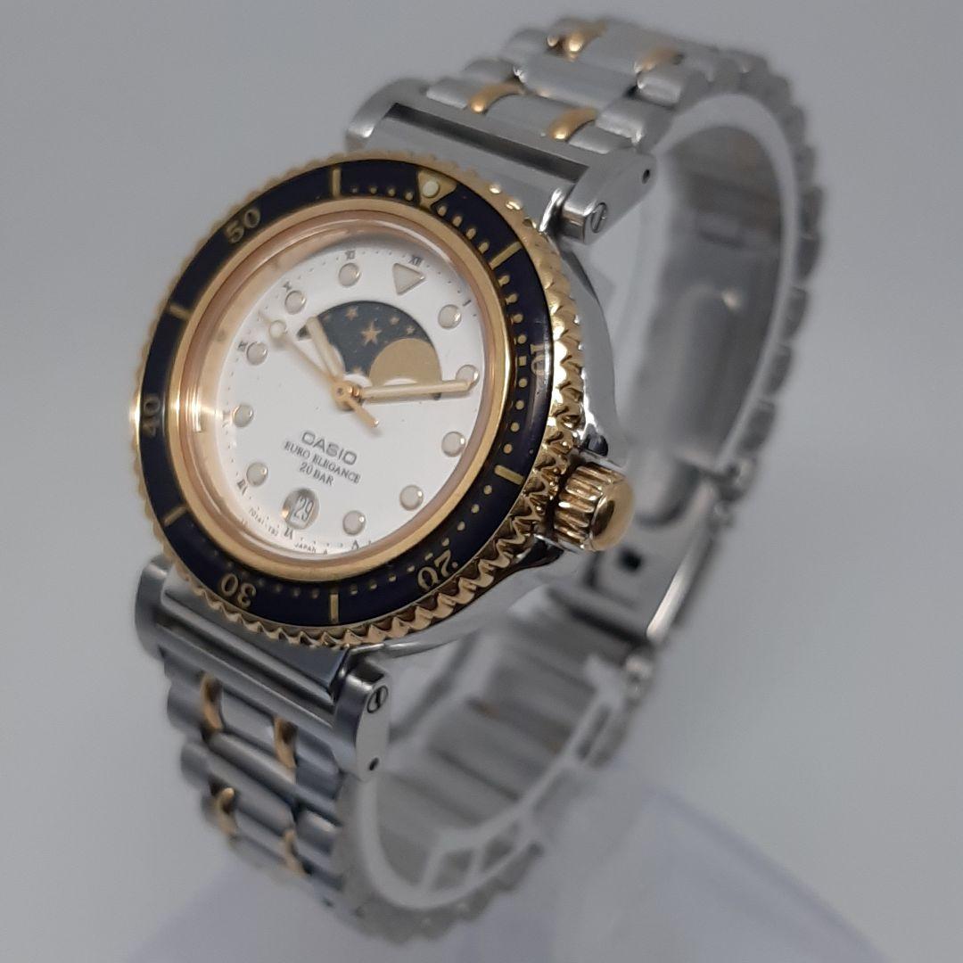 Casio Moon Phase Unisex Watch LD-604 Authentic Japan Import