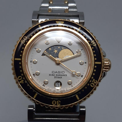 Casio Moon Phase Unisex Watch LD-604 Authentic Japan Import