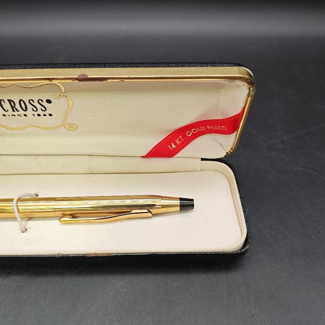 Cross Ballpoint Pen Set with Case and 14KT Gold Plating