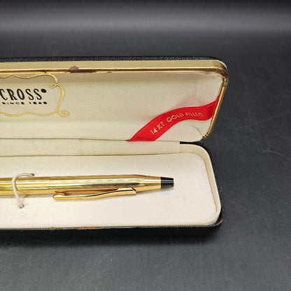 Cross Ballpoint Pen Set with Case and 14KT Gold Plating