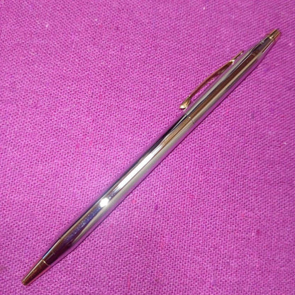 Cross Classic Century Medalist Gold Silver Ballpoint Pen - Japan Import