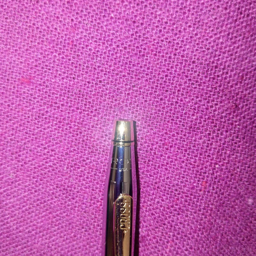 Cross Classic Century Medalist Gold Silver Ballpoint Pen - Japan Import