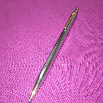 Cross Classic Century Medalist Gold Silver Ballpoint Pen - Japan Import