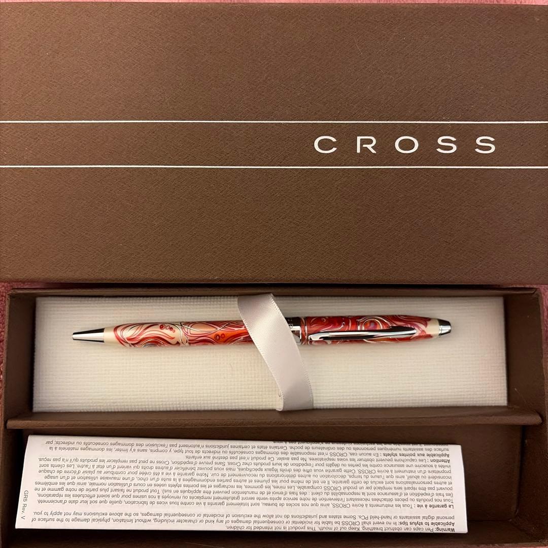 Cross PINK Marble Design Ballpoint Pen