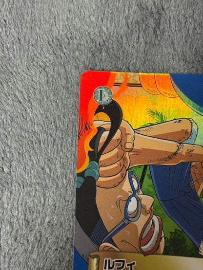 Vintage One Piece Hyper Battle Carddass Monkey D. Luffy C398 trading card from 1999 Japan import