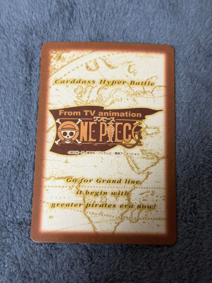 Vintage One Piece Hyper Battle Carddass Monkey D. Luffy C398 trading card from 1999 Japan import