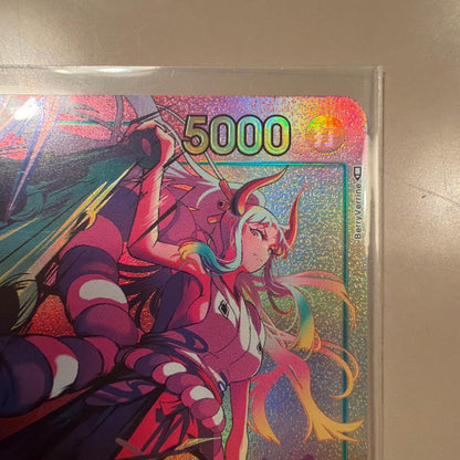 Used One Piece Card Game Yamato Parallel Romance Dawn Card OP01-121 with Double Attack and Vanish abilities