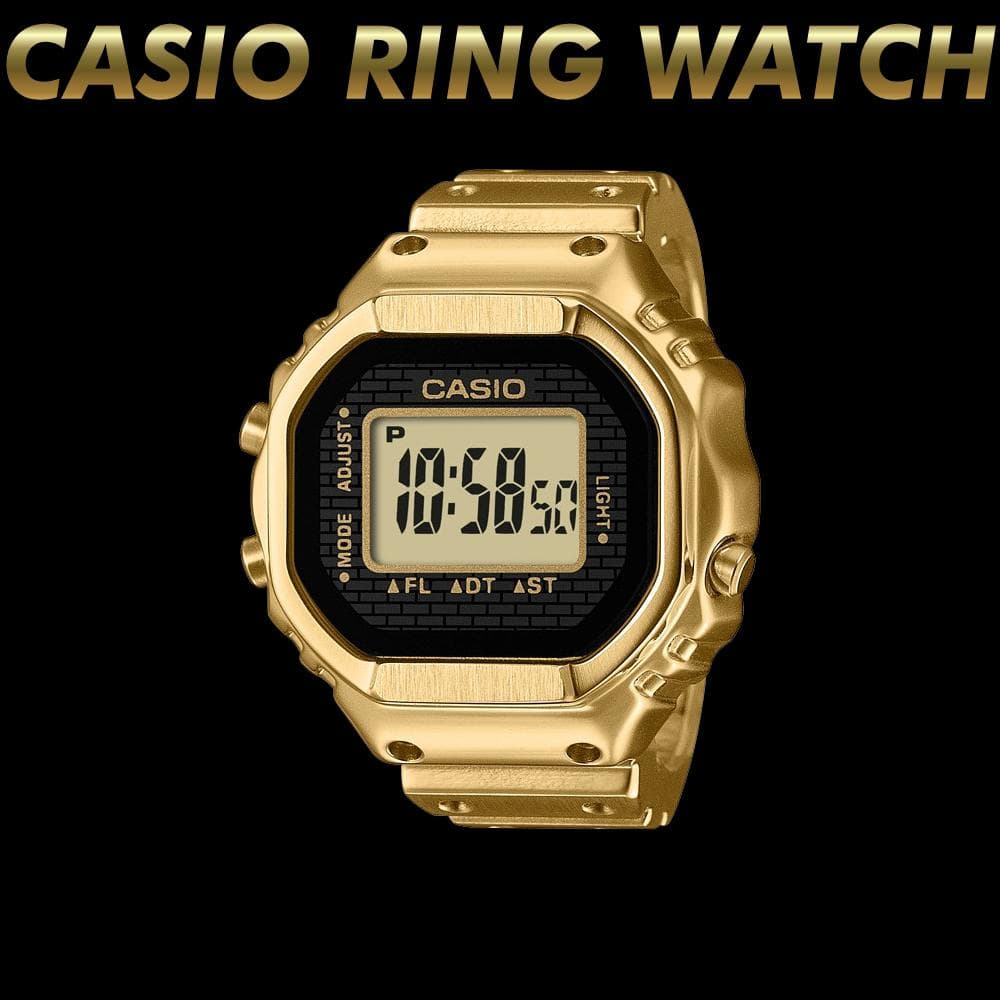 Casio CRW-001G-9JR Gold Ring Watch — Japan Import