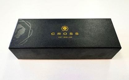 New Cross Twist Ballpoint Pen with NLCS engraving in its original outer box showing slight scuffing