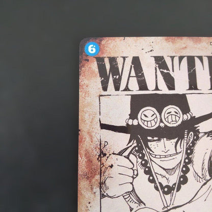 One Piece Monkey D. Luffy OP13-119 character card featuring Portgas D. Ace with white damage corner
