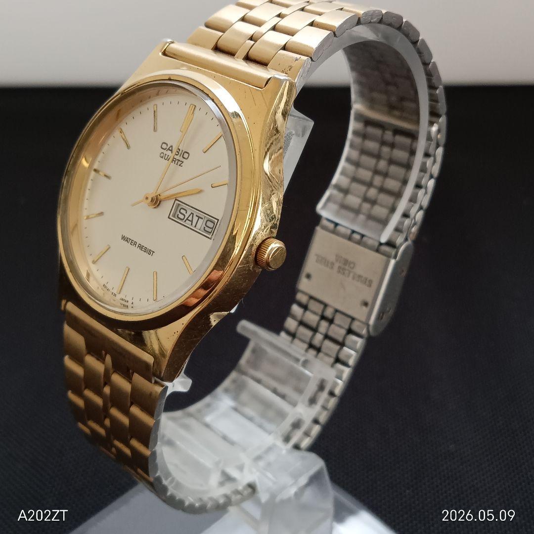 Casio MQ-514 Gold Men’s Date Day 3-Hand Wristwatch — Japan Import