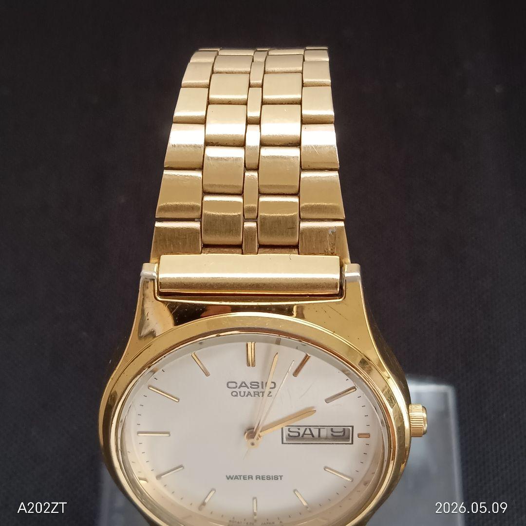 Casio MQ-514 Gold Men’s Date Day 3-Hand Wristwatch — Japan Import