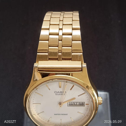 Casio MQ-514 Gold Men’s Date Day 3-Hand Wristwatch — Japan Import