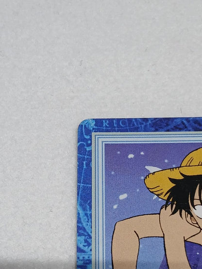 Bandai One Piece Carddass Hyper Battle S02 Luffy captain's qualities collectible card from 1999 Japan import