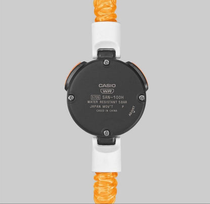 Casio Sauna Watch SAN-100H-7BJR Waterproof Unisex Timer Function — Japan Import