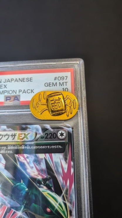 PSA10 graded M Rayquaza EX Pokemon card 097/131 from 2016 Premium Champion Pack single collectible