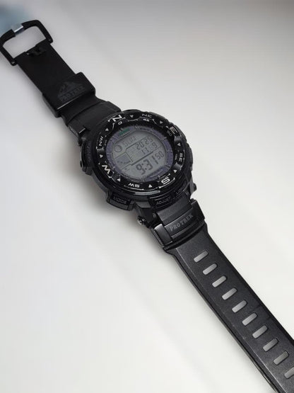 Casio Pro Trek Model PRW-2500-1BJF Digital Watch with Solar Power Waterproof 200m — Japan Import