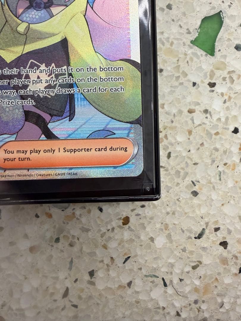 Pokemon Card Nanjamo Overseas Promo SR trading card in English, showing front artwork and details