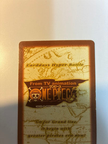 One Piece Card Game Carddass Luffy rare holo card initial release showing front design