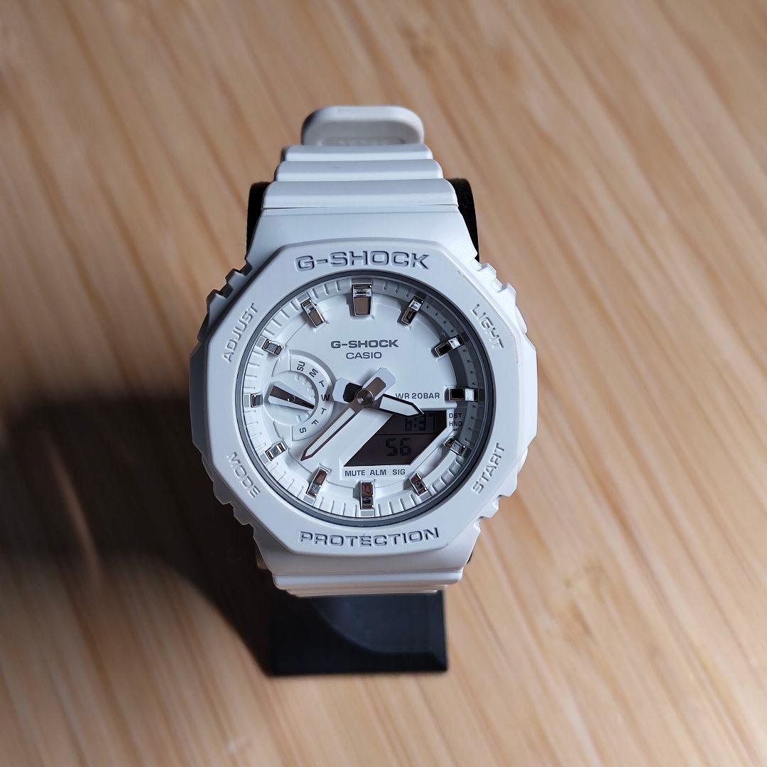 Casio G-Shock GMA-S2100-7AJF Watch with Battery Replacement and Display Damage — Japan Import