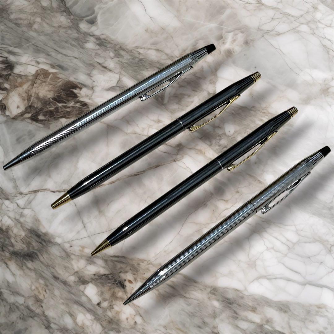 Cross Classic Century Silver Ballpoint Pen with Box and Accessories