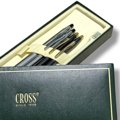 Cross Classic Century Silver Ballpoint Pen with Box and Accessories