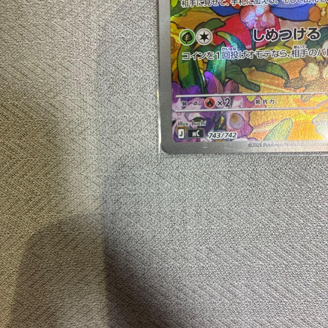 Erica's Monjara Pokemon AR Version card MC 743/742 sleeved and stored in loader from Japan import