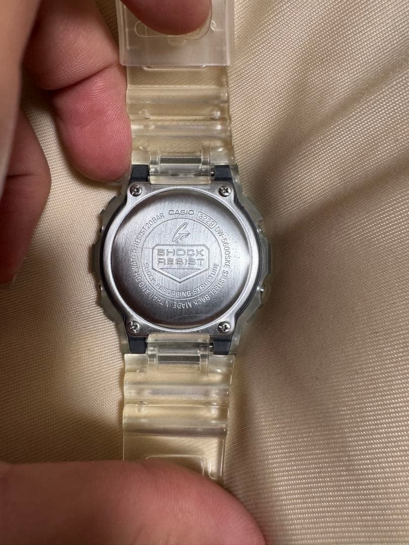 Casio G-Shock Digital Watch Clear Case and Band Shock Resistant Japan Import