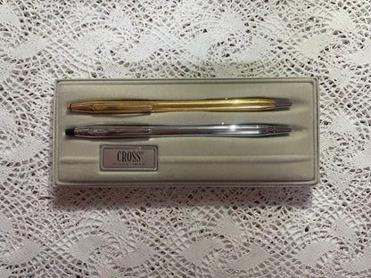 Cross Ballpoint Pen Set of Two with 0.5mm Refill Made in USA and Ireland