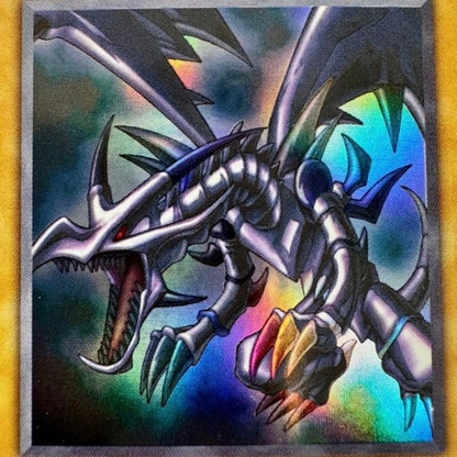 Vintage Red Eyes Black Dragon Crimson Black Dragon Initial Ultra Yu-Gi-Oh card Japan import with visible aging signs