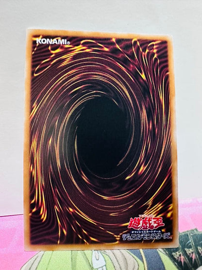 Yugioh Duel Monsters 25th Quasic Quarter Century Secret Link Monster card with Fire attribute and Magic User race