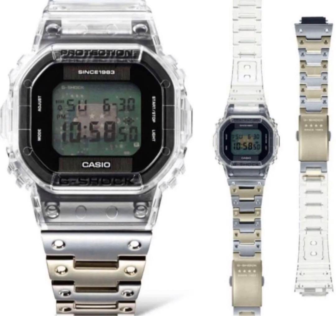 Casio G-Shock 40th Anniversary Clear Remix DWE-5640RX-7JR
