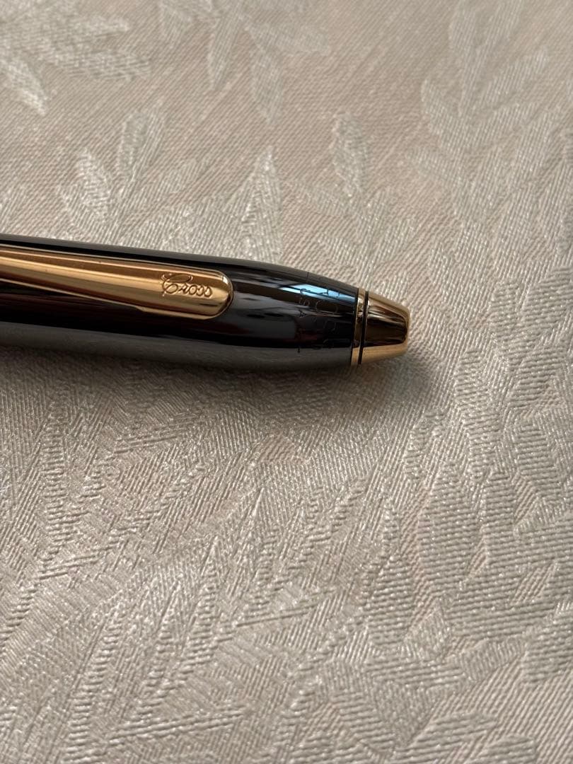 Cross Pen Townsend Series Ballpoint Pen Black Ink Responsible for a Rotation Mechanism