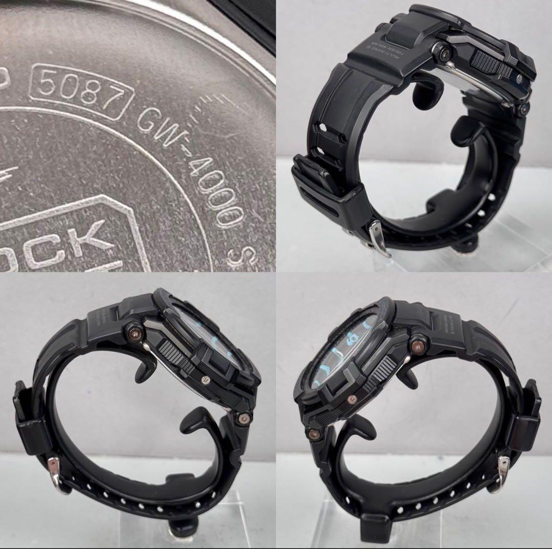 Casio G-Shock GW-4000 Multi Band 6 Tough Solar Watch Black Blue