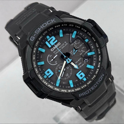 Casio G-Shock GW-4000 Multi Band 6 Tough Solar Watch Black Blue