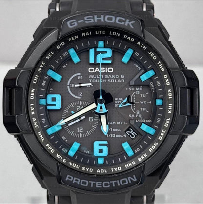 Casio G-Shock GW-4000 Multi Band 6 Tough Solar Watch Black Blue