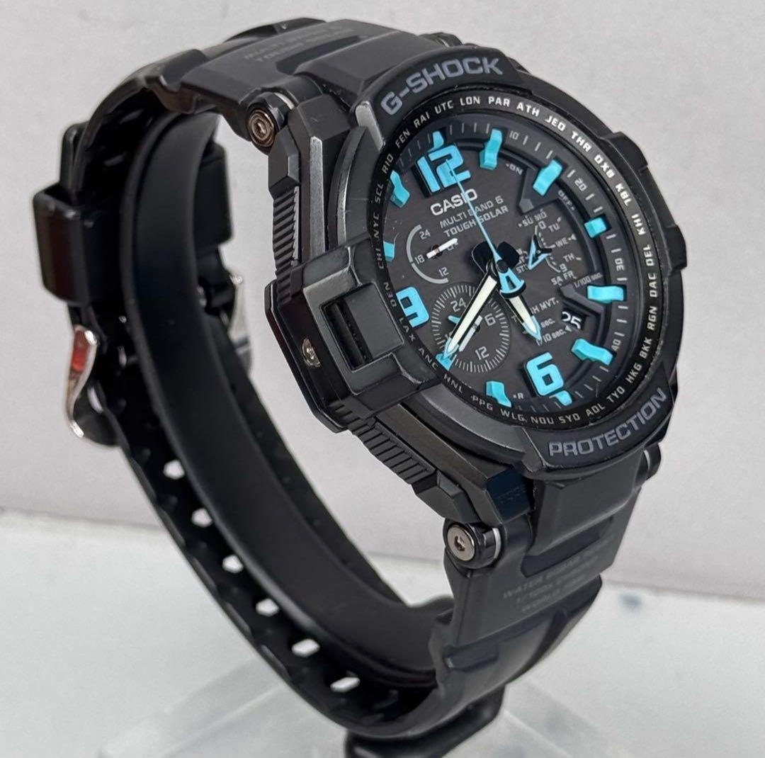 Casio G-Shock GW-4000 Multi Band 6 Tough Solar Watch Black Blue