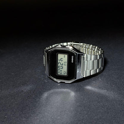 Casio A158WA-1JF Vintage Black Digital-Analog Watch