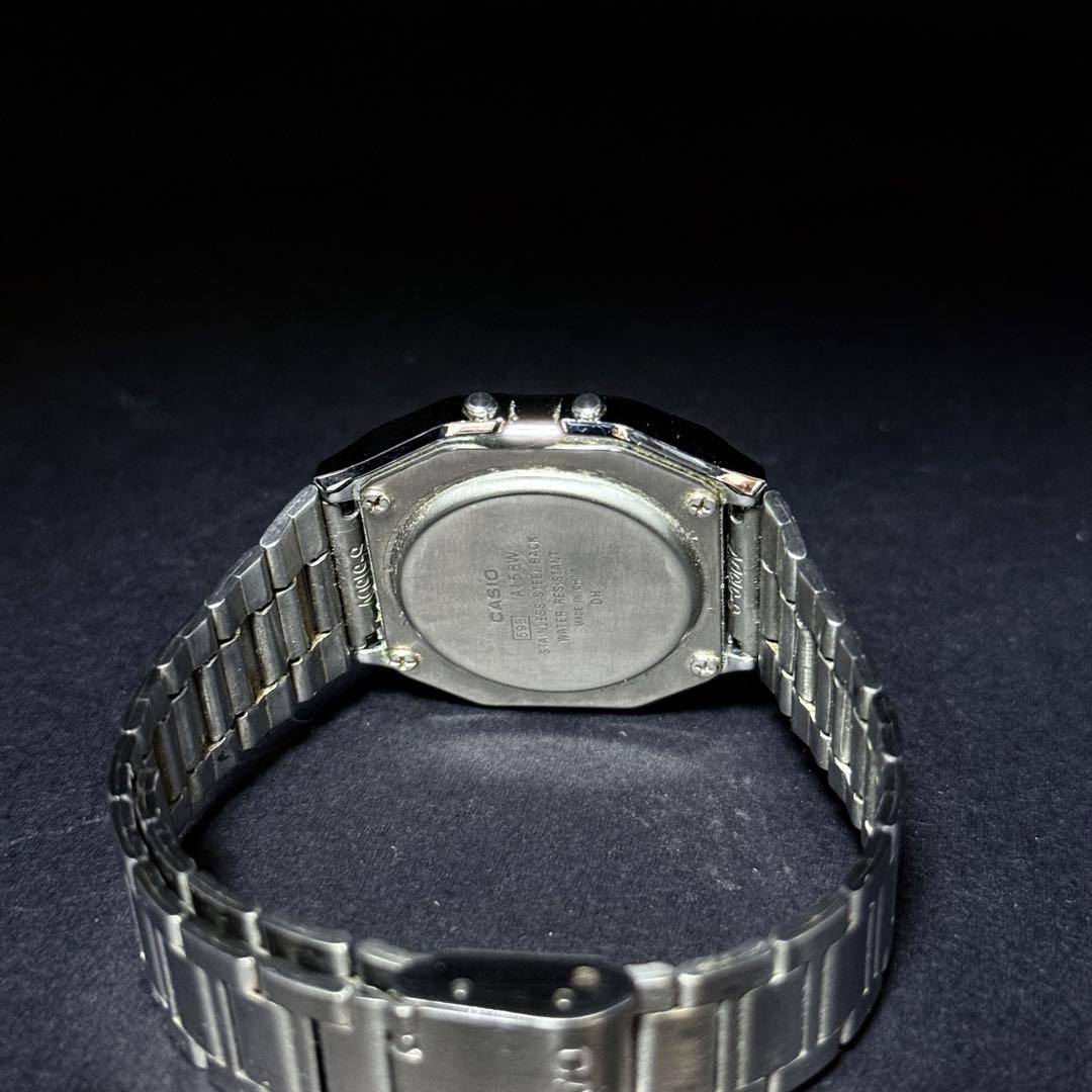 Casio A158WA-1JF Vintage Black Digital-Analog Watch