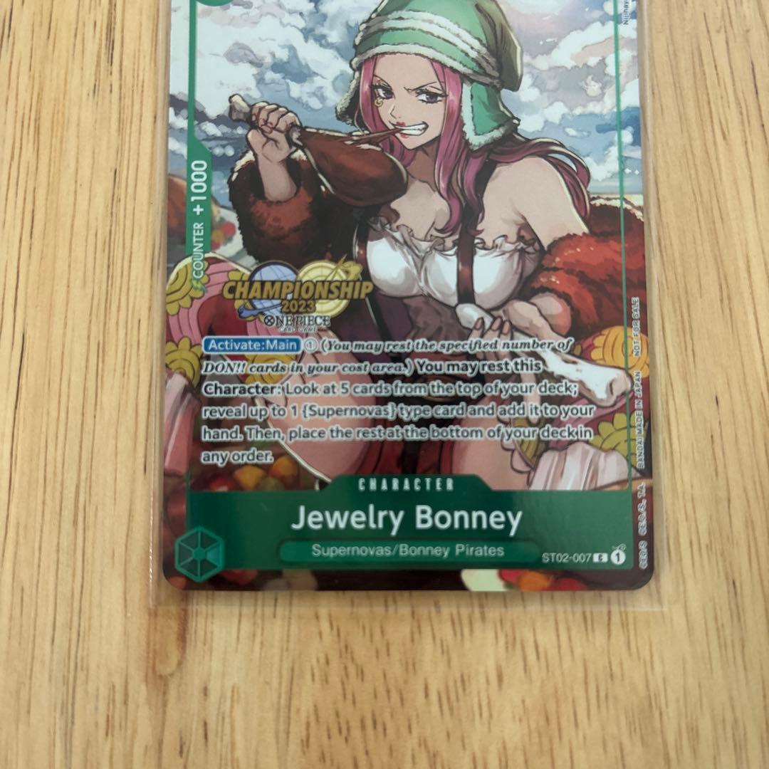 One Piece Card Game Nami collectible card English version, model Bonnie, for play only