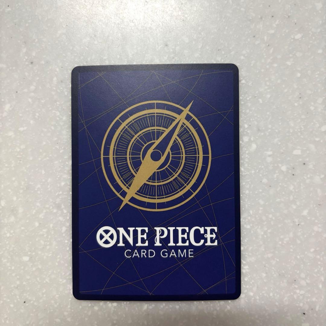 One Piece Monkey D. Luffy OP05 SEC parallel Japanese trading card in good used condition