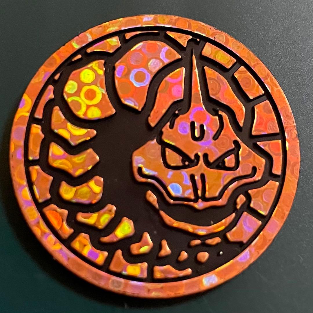 Bandai Pokemon Card Coins 8-set with Jim Leader themes and rare holographic designs from Japan