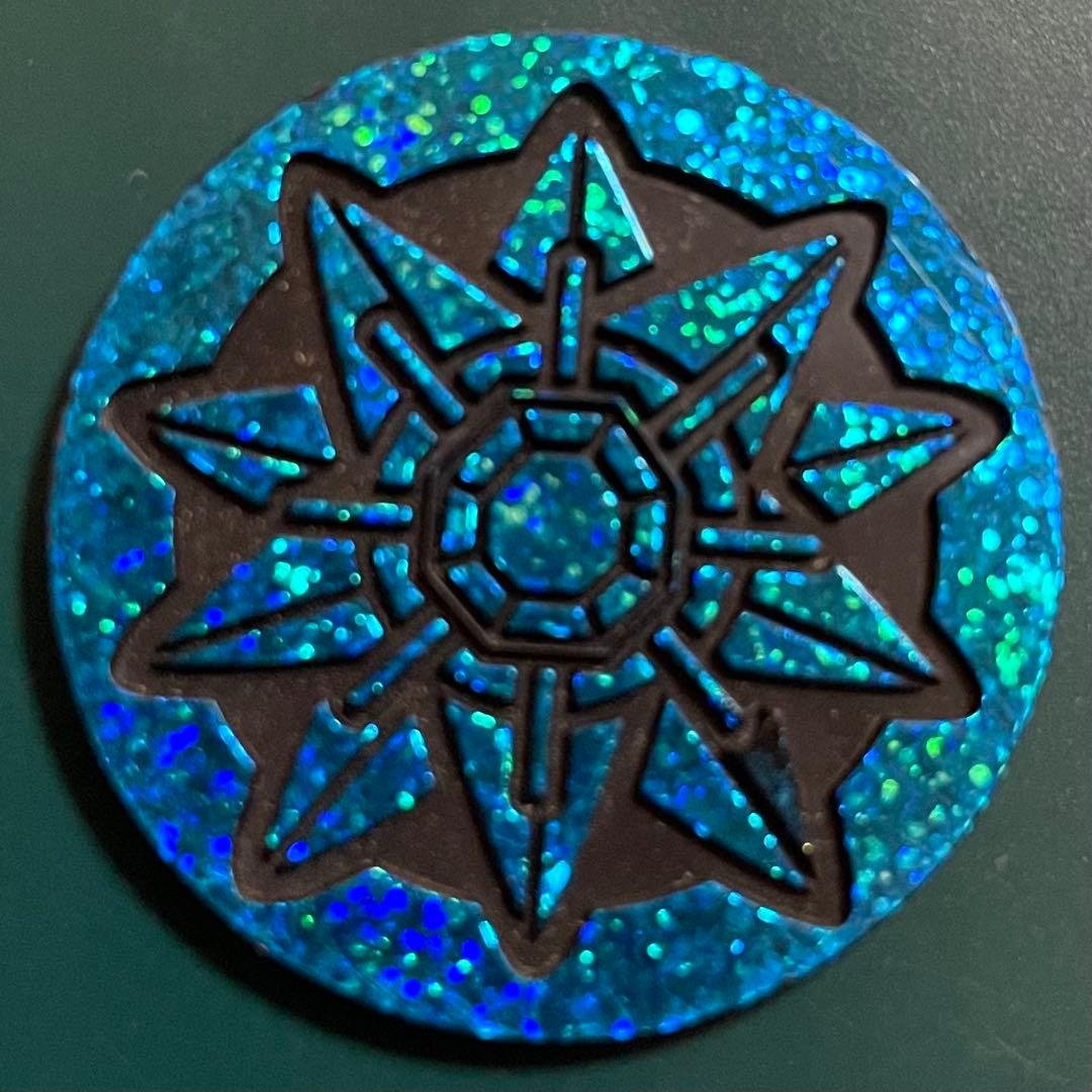 Bandai Pokemon Card Coins 8-set with Jim Leader themes and rare holographic designs from Japan