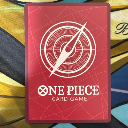 Bandai One Piece Monkey D. Luffy OP05 SR collectible card from Japanese Ussopp Card Collection in protective sleeve