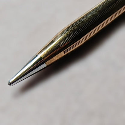 Cross Classic Century 14KT mechanical pencil Model 6U262 with 0.9mm lead, gold finish, Japan import