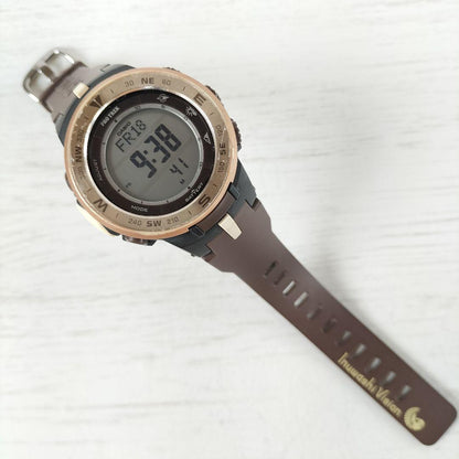 Casio Pro Trek PRG-330GE Inuwashi Collaboration Model Solar Watch — Japan Import