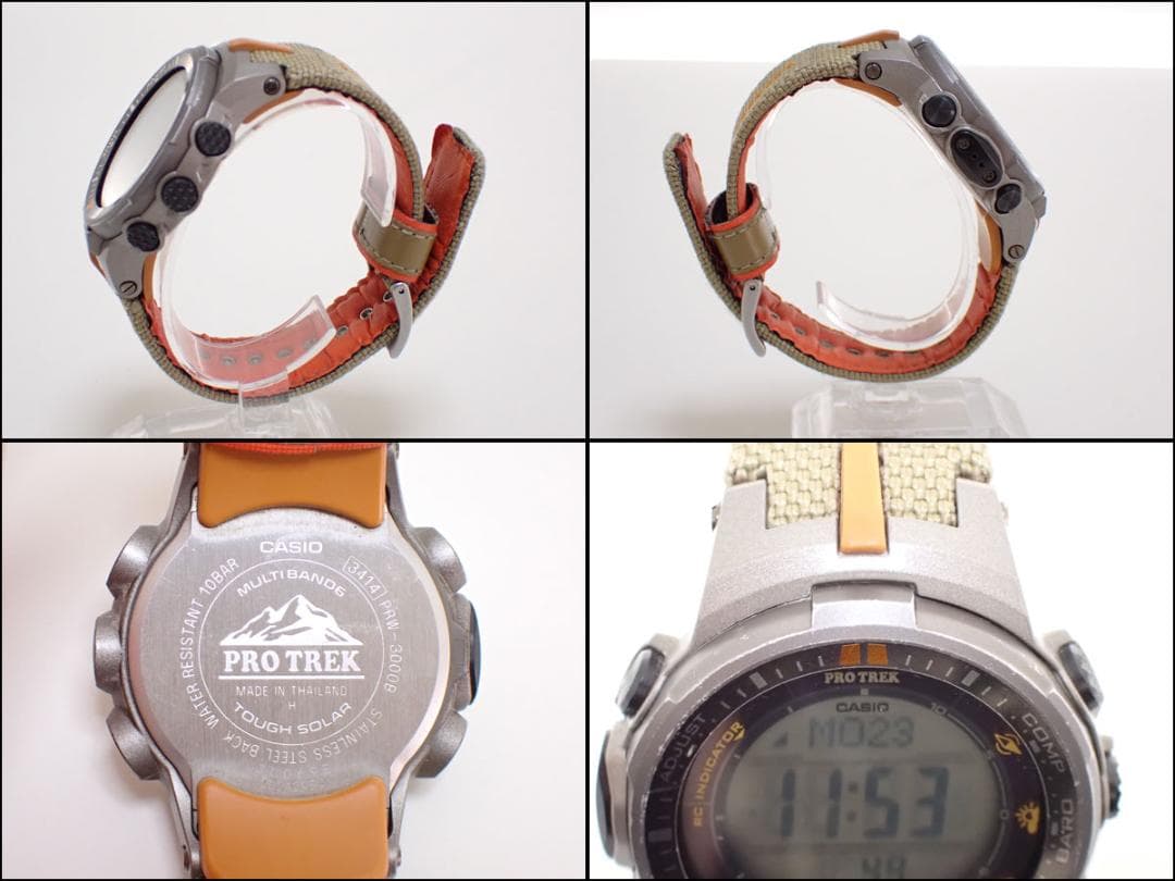 Casio Pro Trek PRW-3000 Radio Solar Watch — Japan Import