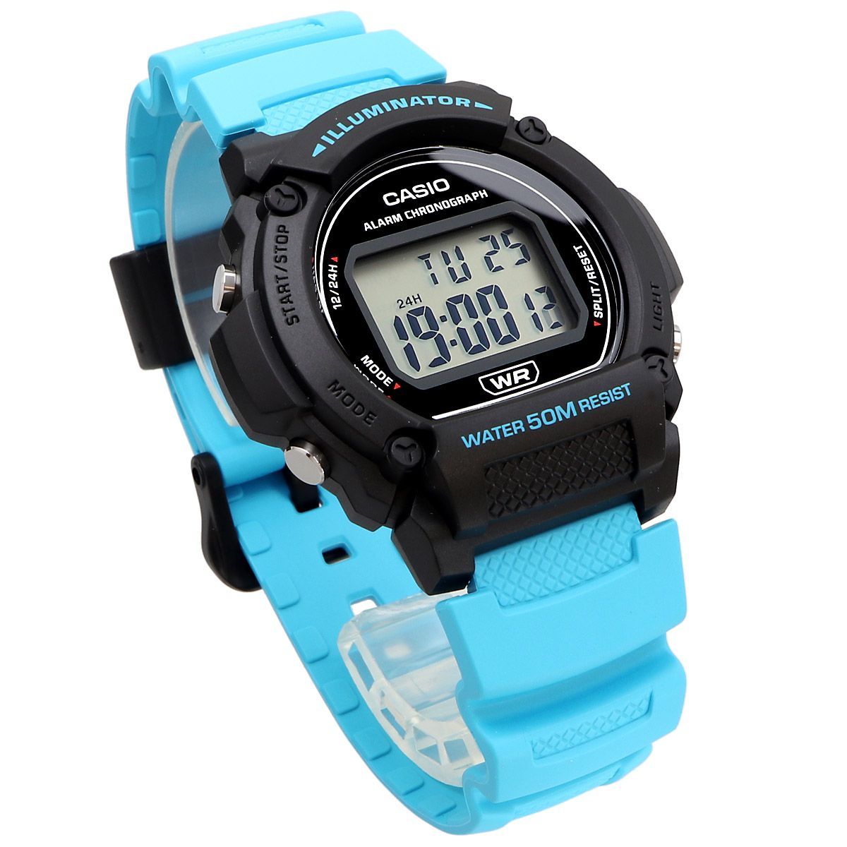 Casio W-219H-2A2V Digital Watch Resin Band Japan Import