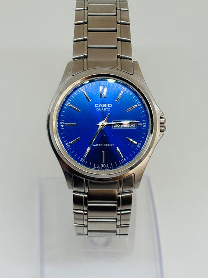Casio MTP-1239DJ Blue Dial Quartz Watch for Men — Japan Import